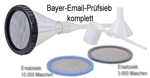 Bayer-Email-Prüfsieb 3.600 MA